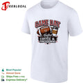 Game day fuelled by coffee and touchdowns mom fuel football shirt