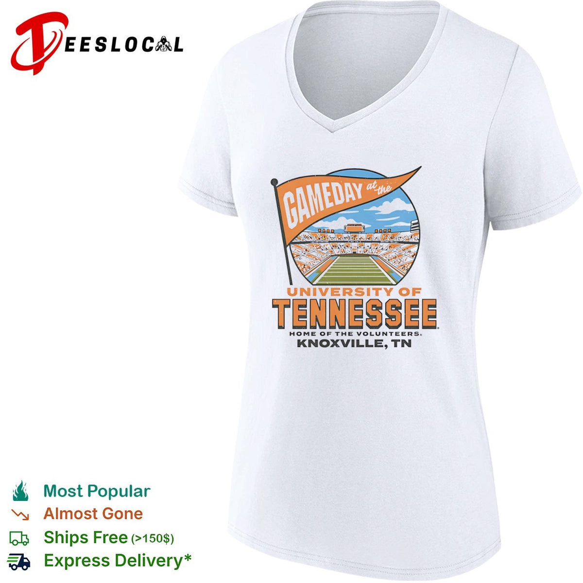 Gameday at the University of Tennessee Volunteers Knoxville TN shirt