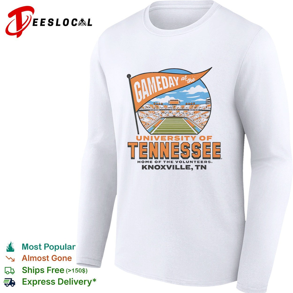 Gameday at the University of Tennessee Volunteers Knoxville TN shirt