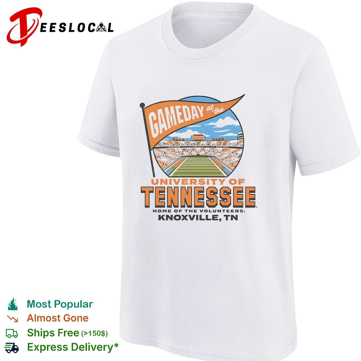 Gameday at the University of Tennessee Volunteers Knoxville TN shirt