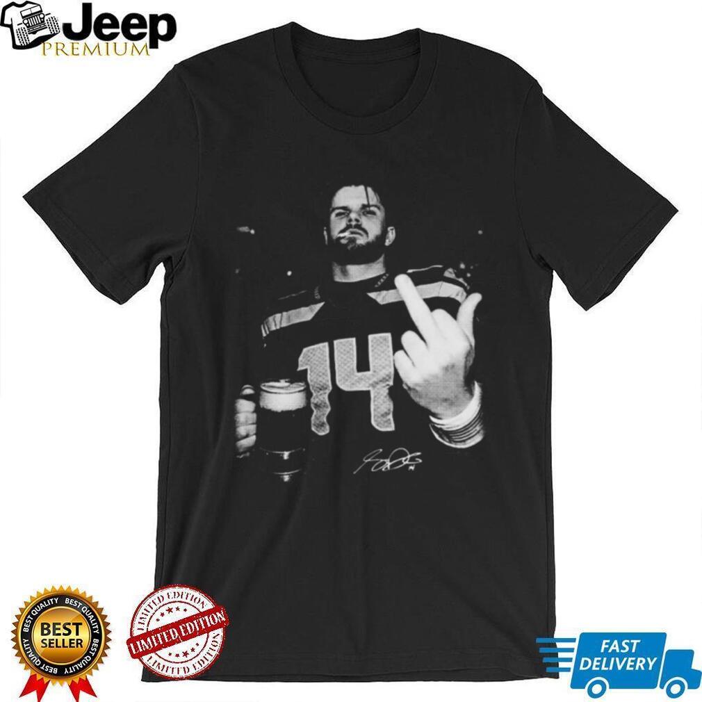 Gardner Minshew 14 Middle Finger Beer Mug Funny Football Fan T Shirt