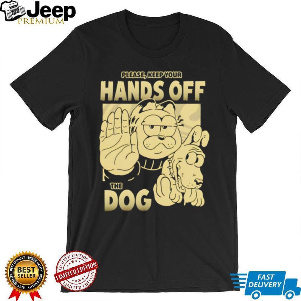 Garfield And Odie Keep Your Hands Off The Dog Retro T Shirt