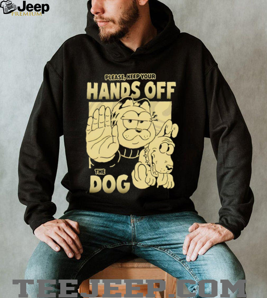 Garfield And Odie Keep Your Hands Off The Dog Retro T Shirt