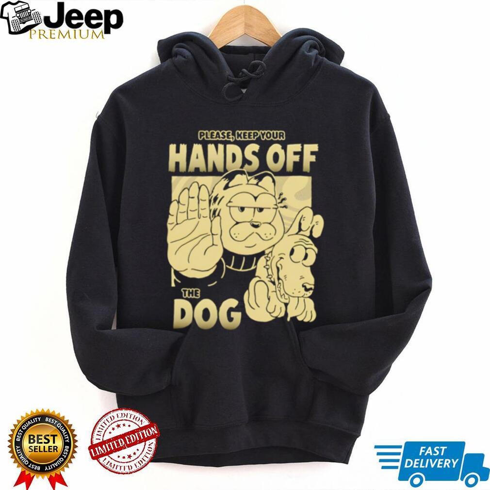 Garfield And Odie Keep Your Hands Off The Dog Retro T Shirt