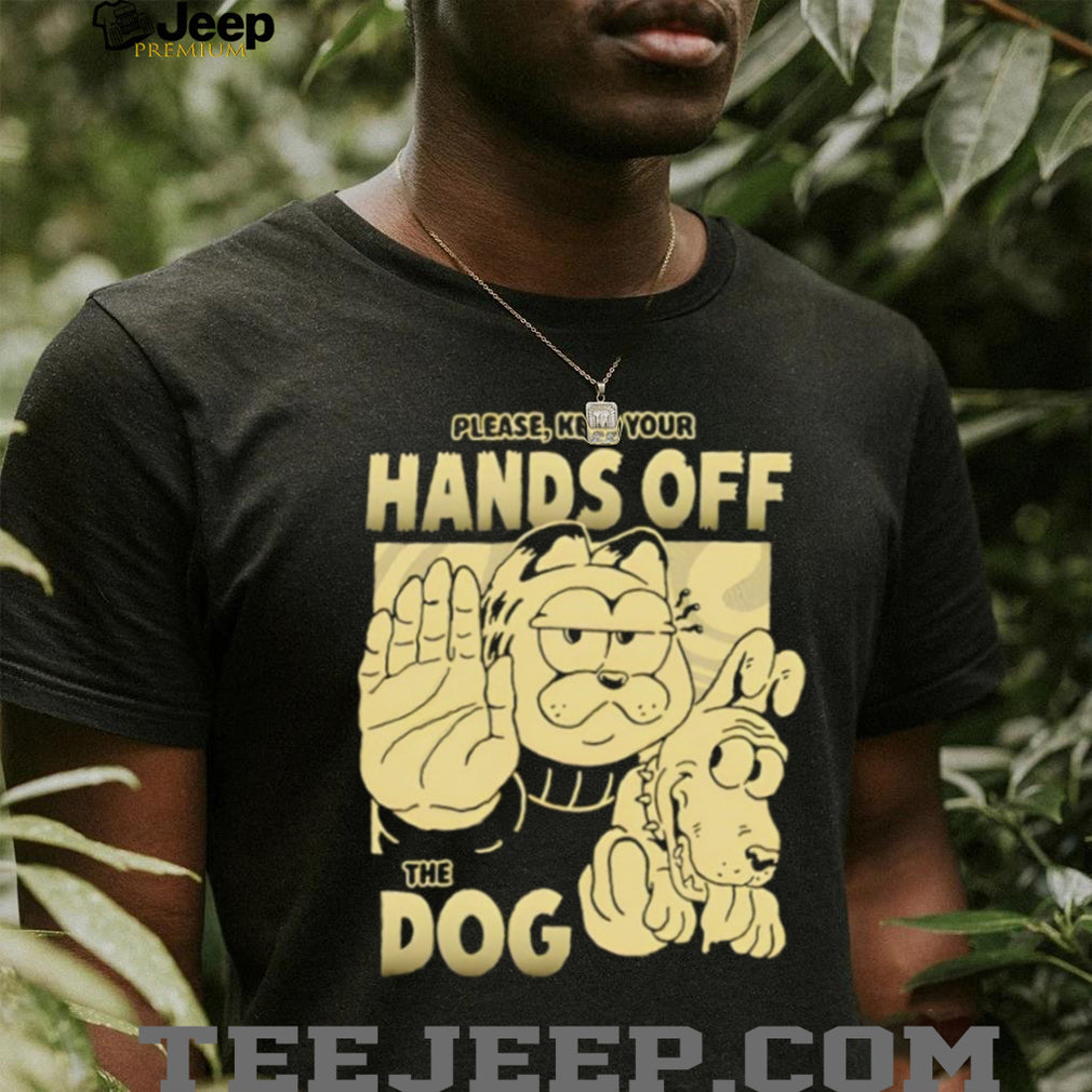 Garfield And Odie Keep Your Hands Off The Dog Retro T Shirt