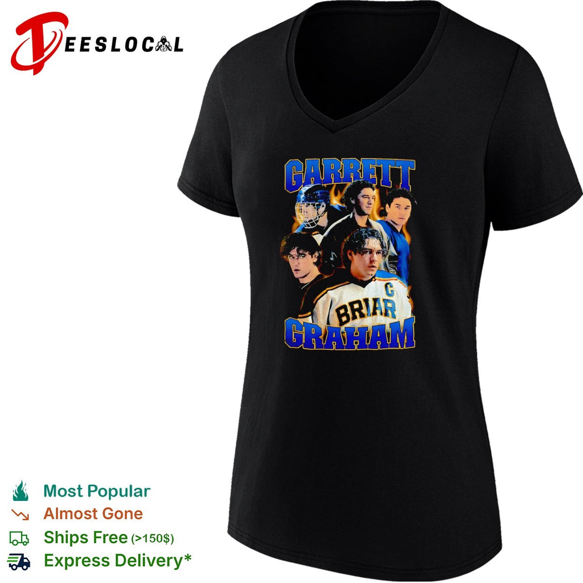 Garrett Graham Briar Hockey Off Campus Elle Kennedy Book Inspired Graphic shirt