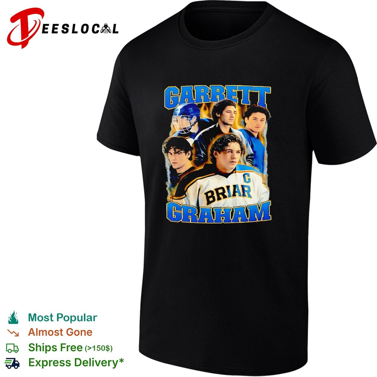 Garrett Graham Briar Hockey Off Campus Elle Kennedy Series Fan Fictional Sports shirt