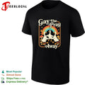 Gay the pray away three ducks under rainbow mushrooms LGBTQ vintage shirt
