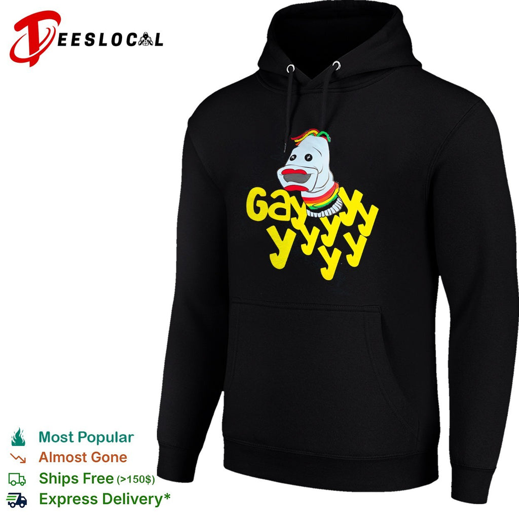 Gay yyyyyy Sock Puppet Rainbow shirt