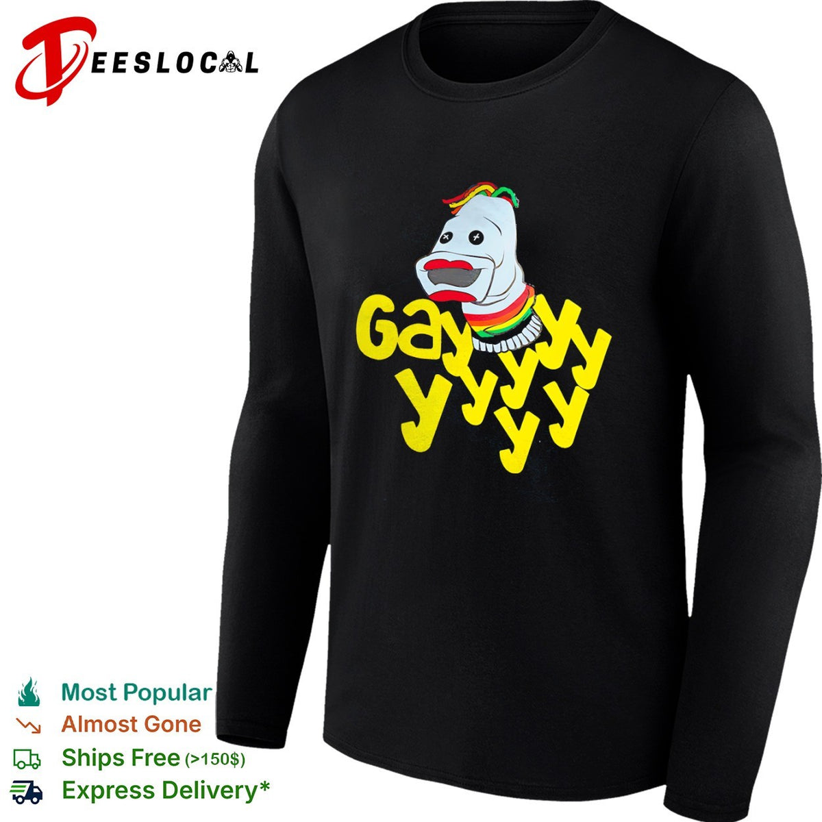 Gay yyyyyy Sock Puppet Rainbow shirt