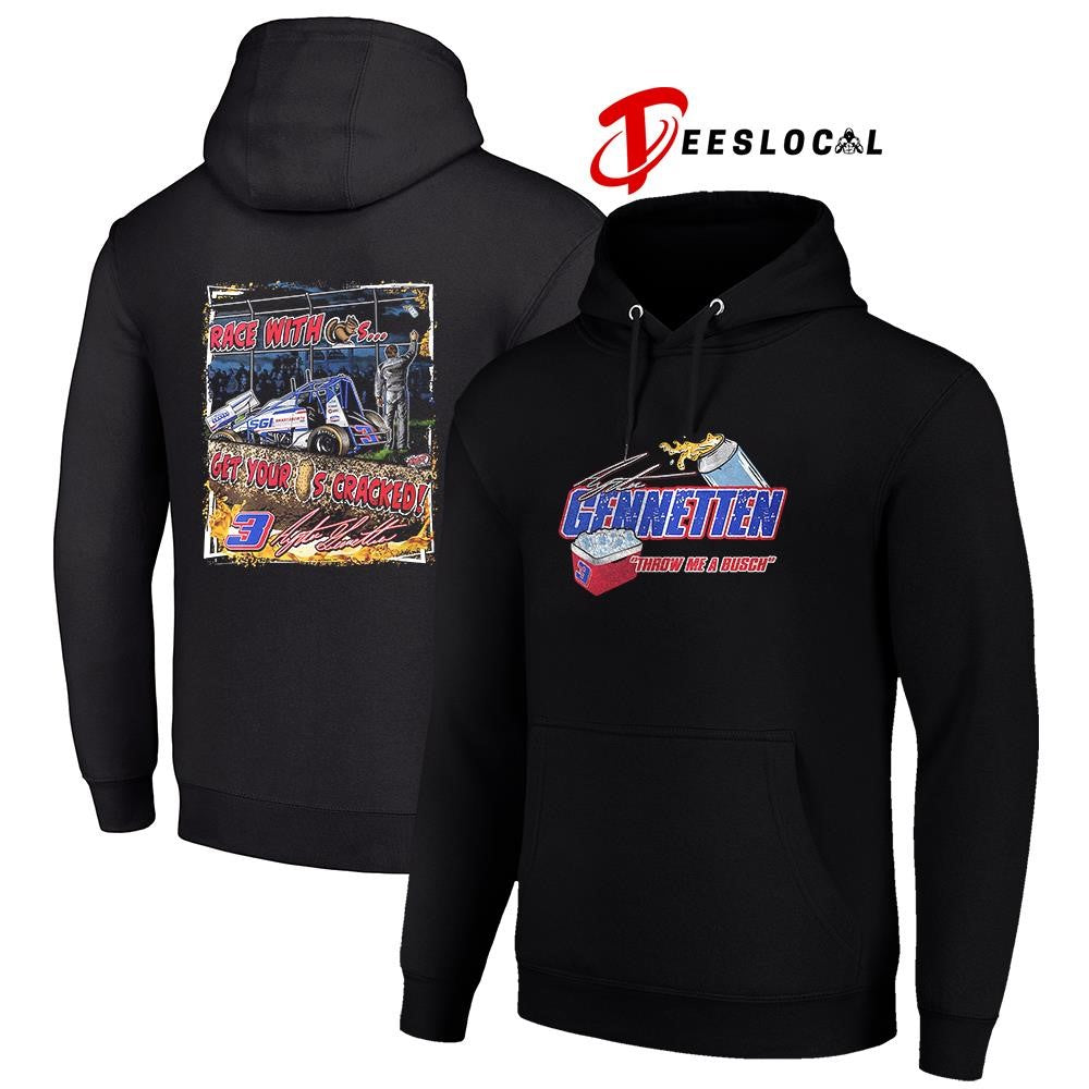 Gennetten throw me a Busch race with squirrels signature shirt