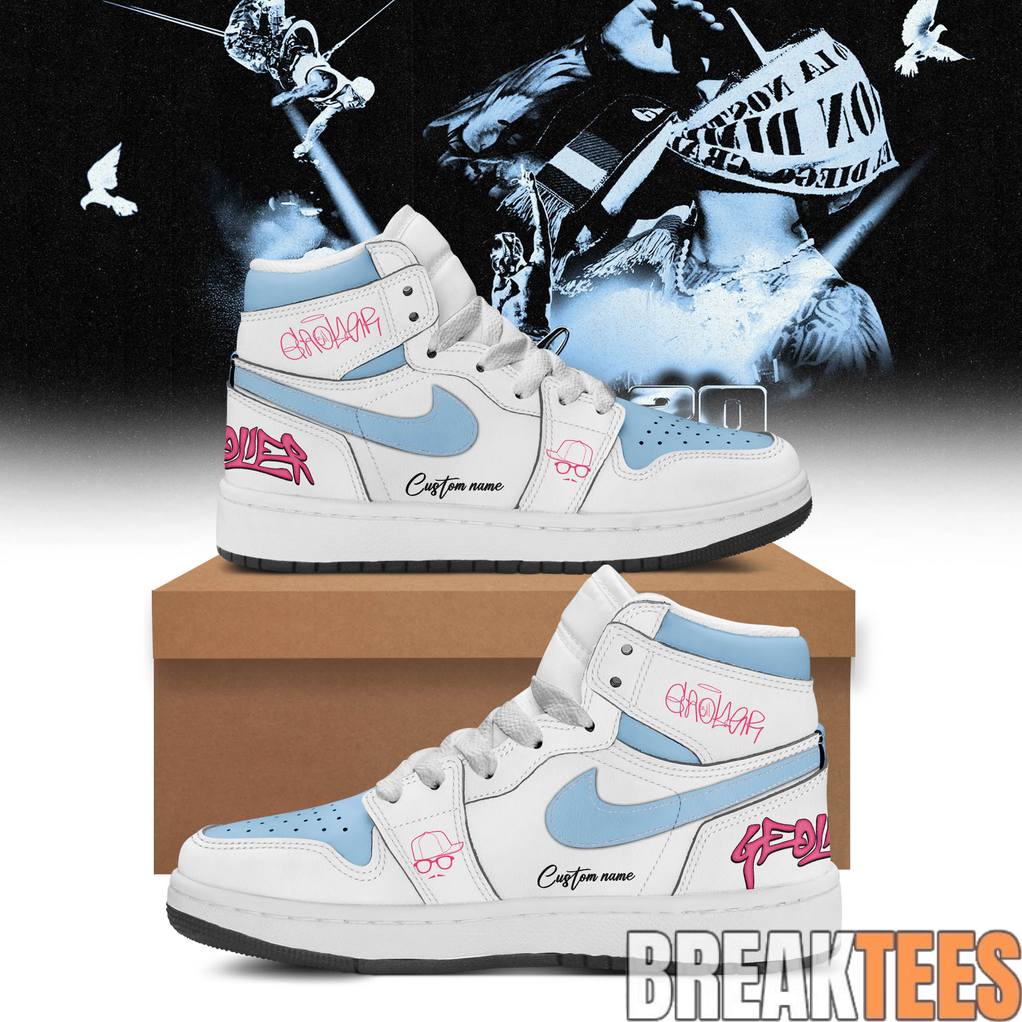 Geolier 2026 Stadi Summer Festival Tour Cielo 26 Custom AJ1 Shoes