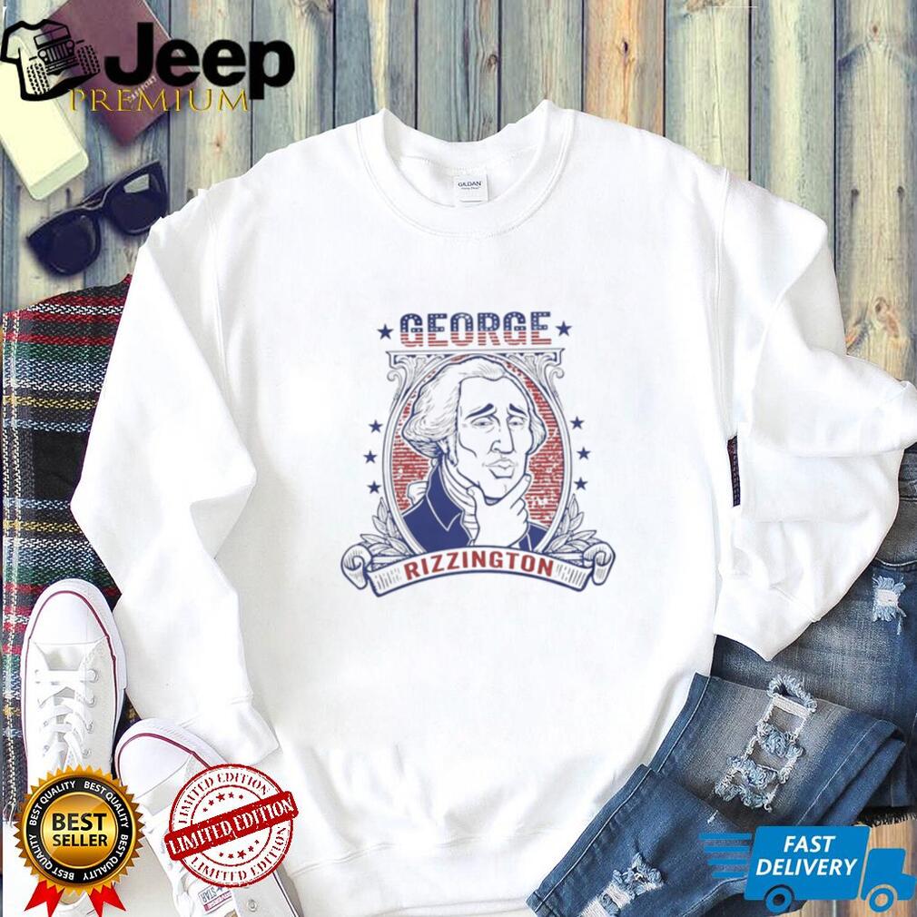 George Rizzington Funny George Washington Mewing Rizz Meme T Shirt