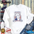 George Rizzington Funny George Washington Mewing Rizz Meme T Shirt