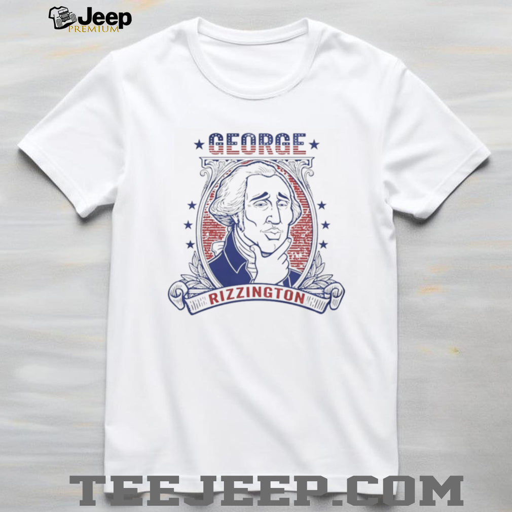 George Rizzington Funny George Washington Mewing Rizz Meme T Shirt