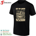 George Washington Get in loser we re crossing the Delaware patriotic holiday shirt