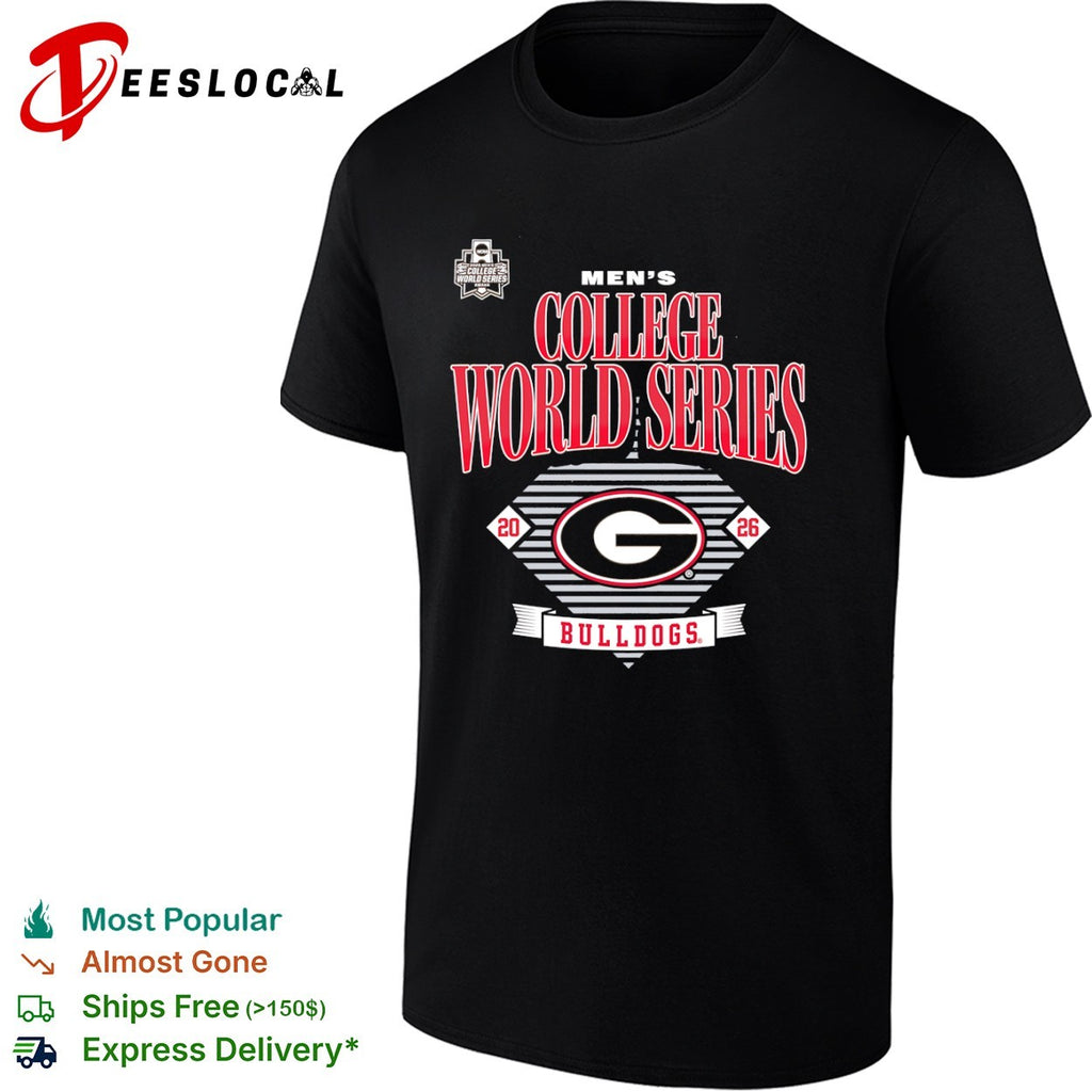 Georgia Bulldogs 2026 College World Series Omaha NCAA Championship shirt