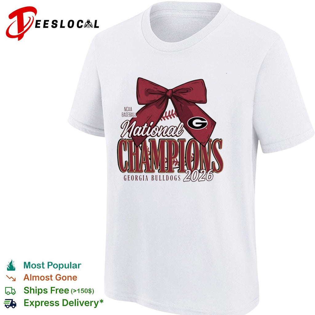 Georgia Bulldogs NCAA Baseball National Champions 2026 shirt