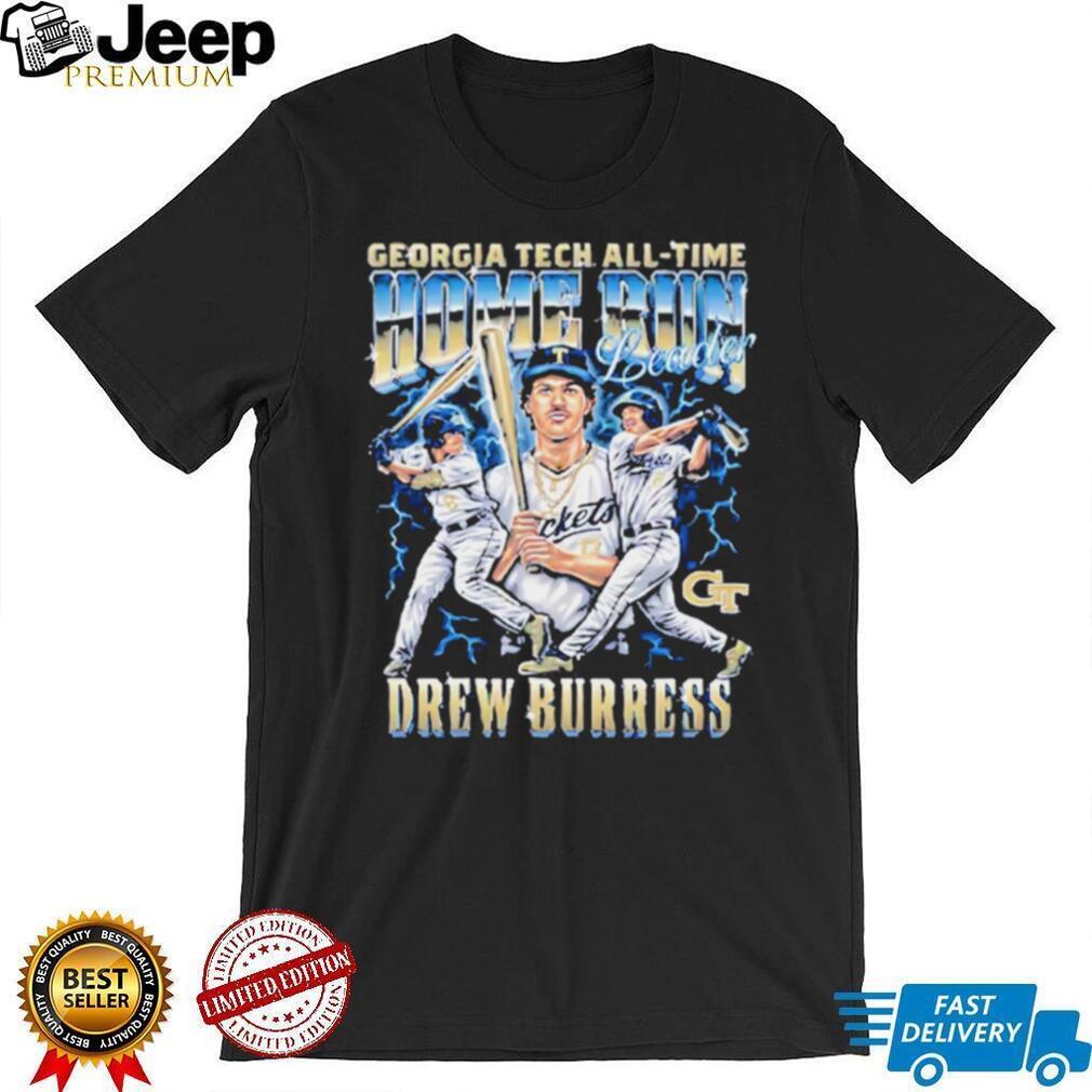 Georgia Tech Drew Burress All Time Home Run Leader T Shirt