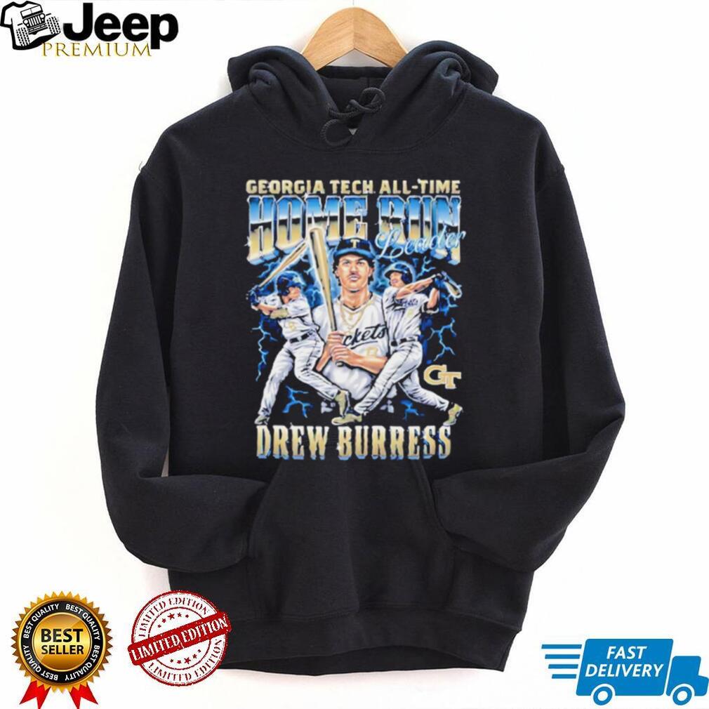 Georgia Tech Drew Burress All Time Home Run Leader T Shirt