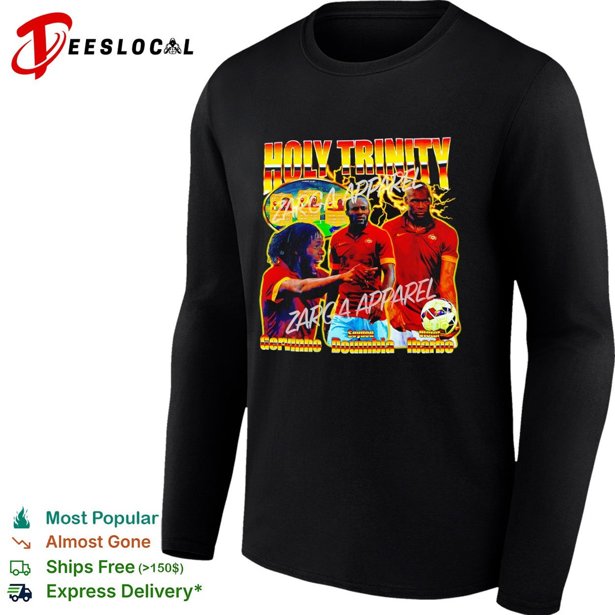 Gervinho Seydou Doumbia Victor Ibarbo AS Roma Holy Trinity Fifa Ultimate Team shirt