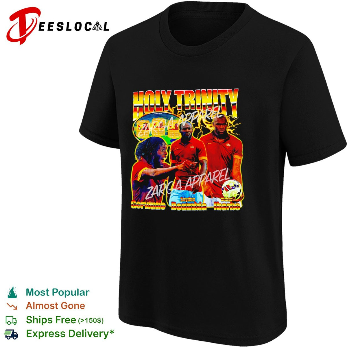 Gervinho Seydou Doumbia Victor Ibarbo AS Roma Holy Trinity Fifa Ultimate Team shirt