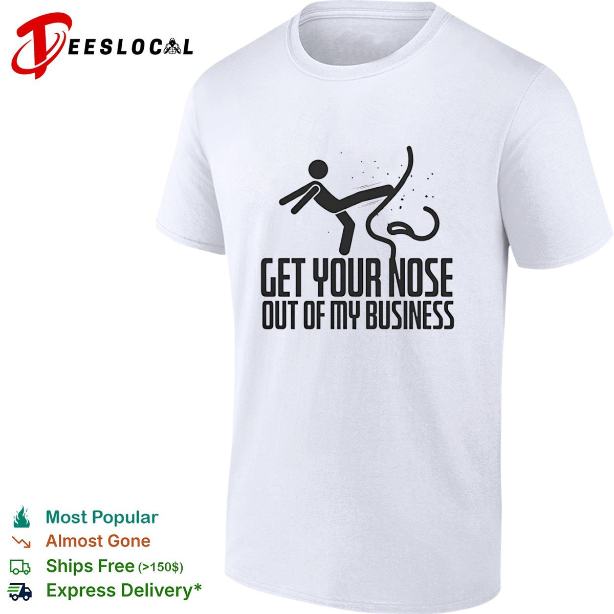 Get your nose out of my business shirt