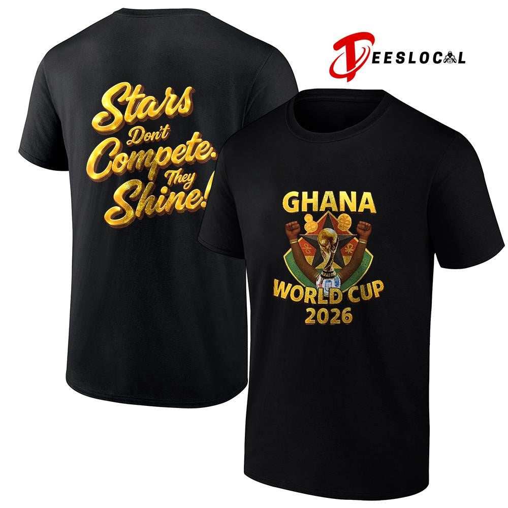 Ghana World Cup 2026 stars don’t compete they shine shirt