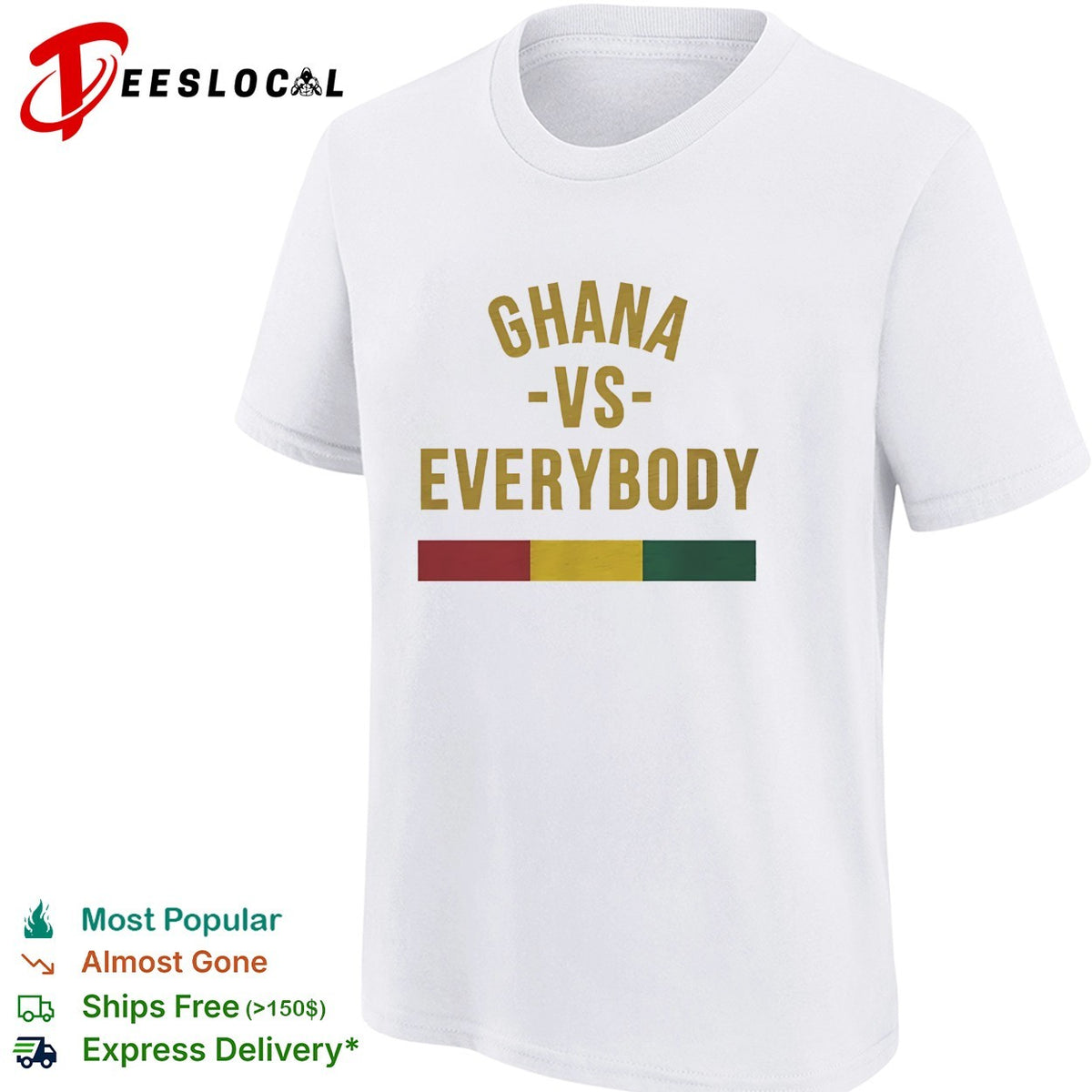 Ghana vs everybody flag soccer pride shirt