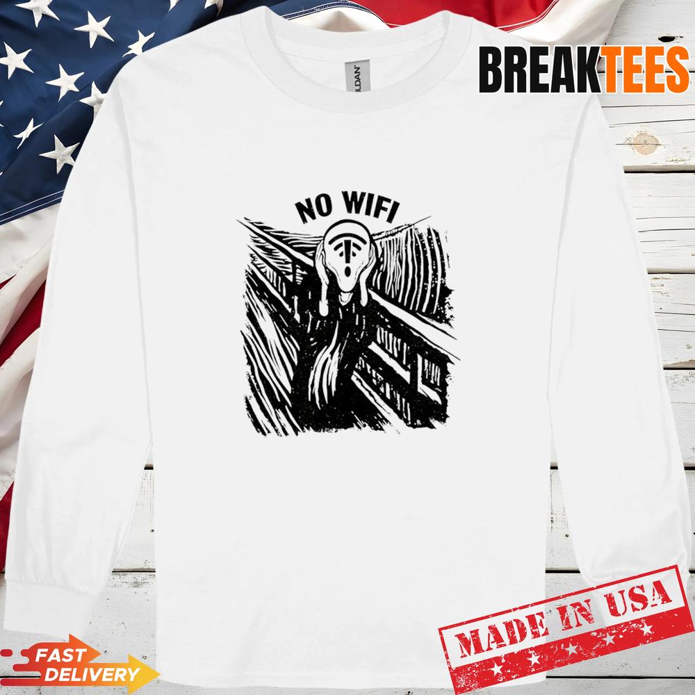 Ghost No WifI Graphic T-Shirt