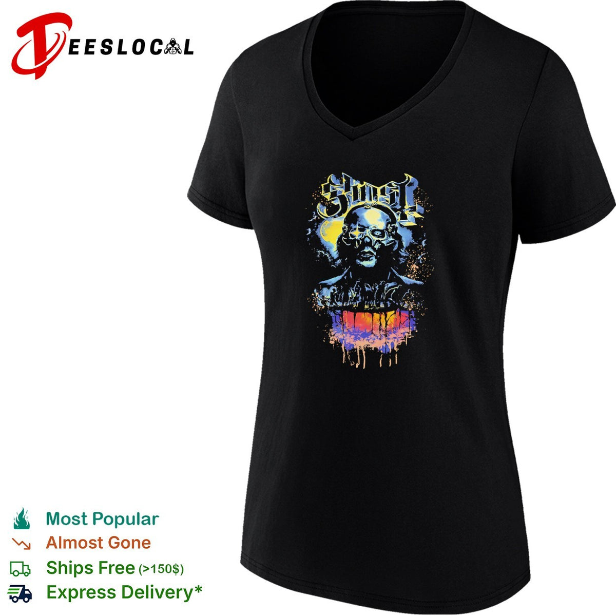 Ghost Papa Emeritus Zombie Horror Movie Night of the Living Dead shirt