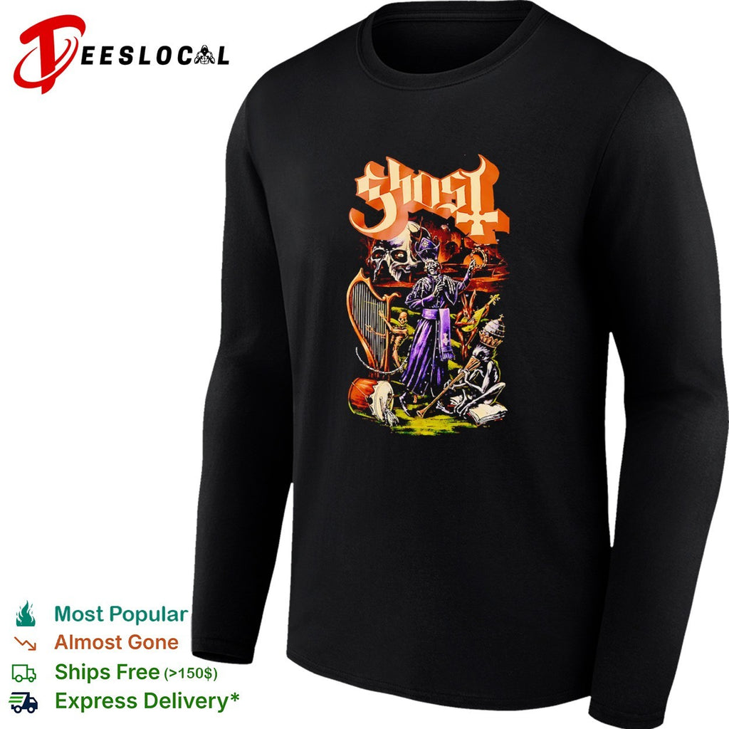 Ghost skull pope shirt
