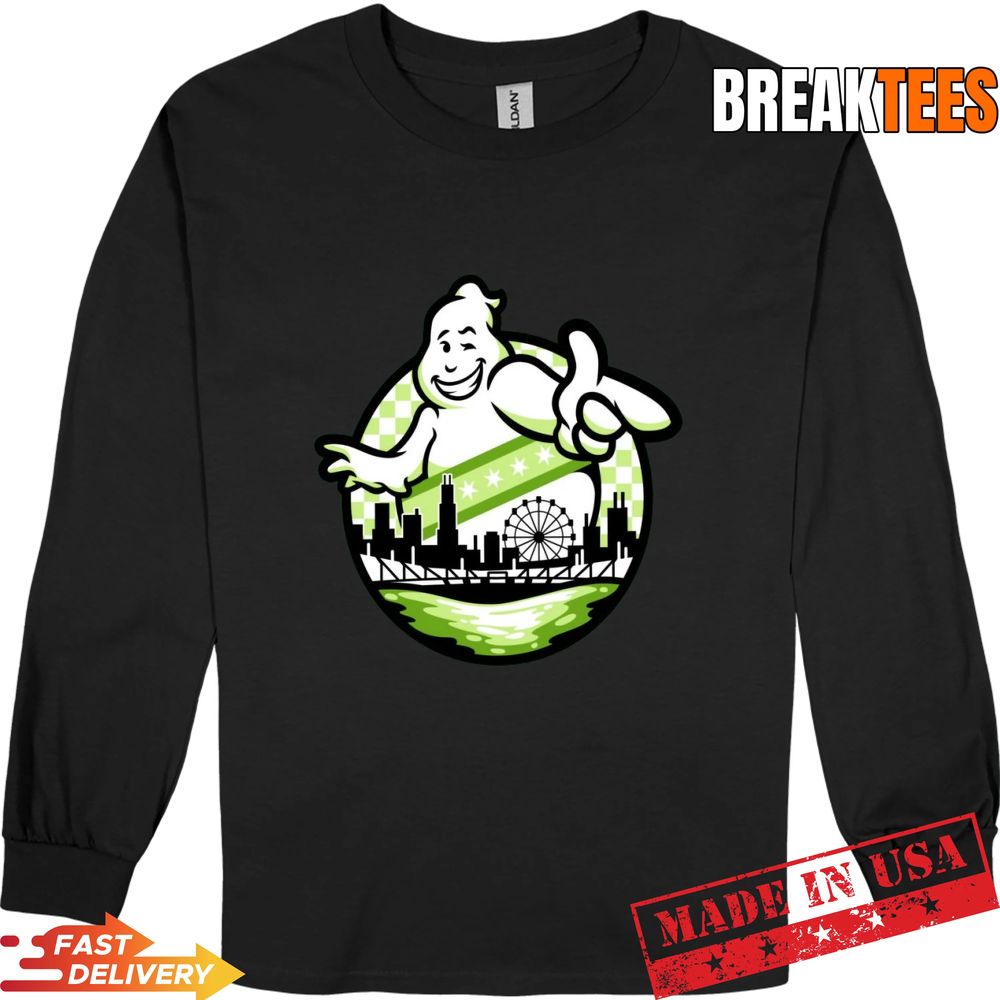 Ultimate Ghostbusters South Shore Green Slime Time T-Shirt