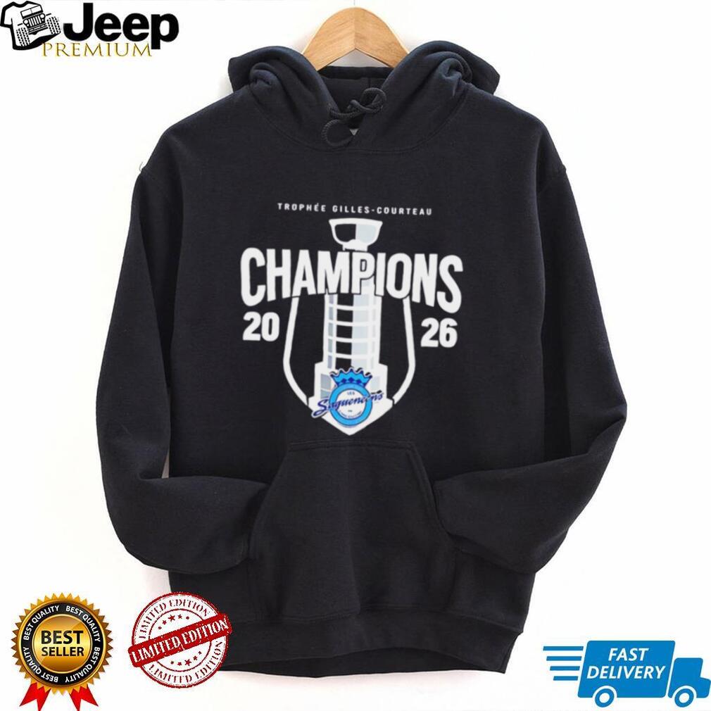 Gilles Courteau Trophy 2026 Champions Hockey T Shirt