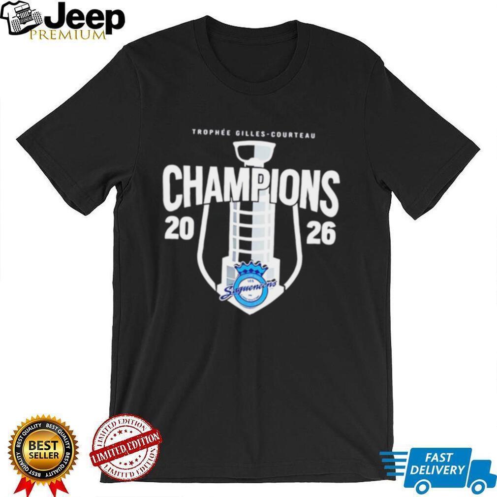 Gilles Courteau Trophy 2026 Champions Hockey T Shirt