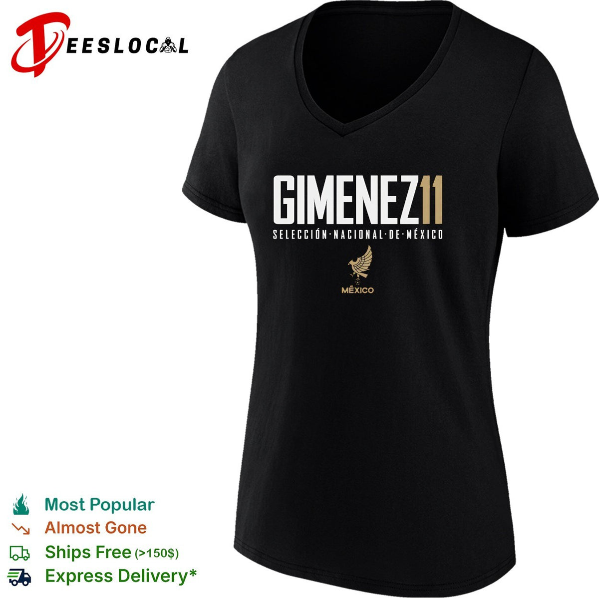 Gimenez 11 Mexico Seleccion Nacional soccer shirt