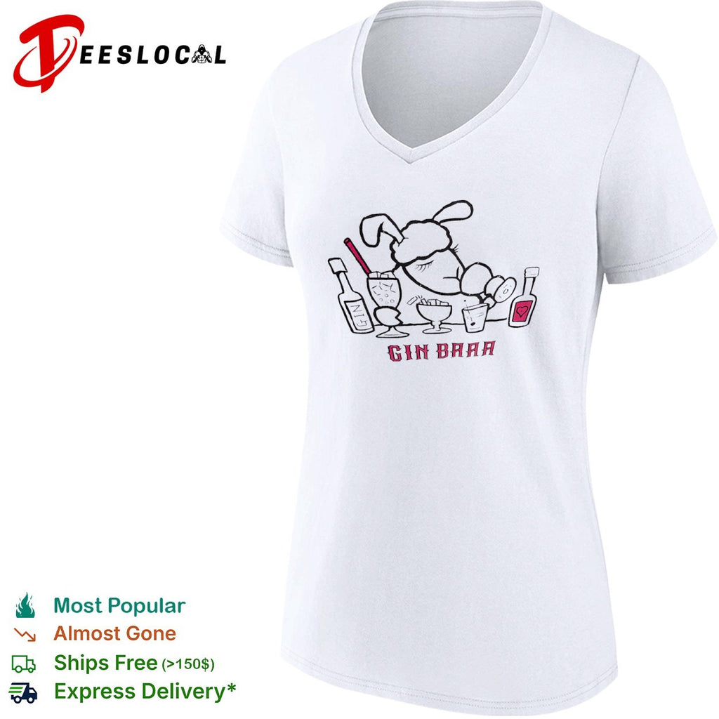 Gin Baaa Sheep Drinking Cocktails shirt