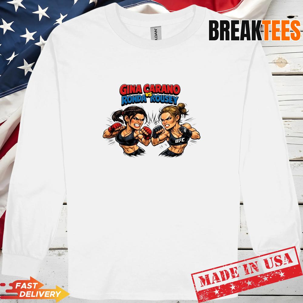Gina Carano vs Ronda Rousey MMA T-Shirt