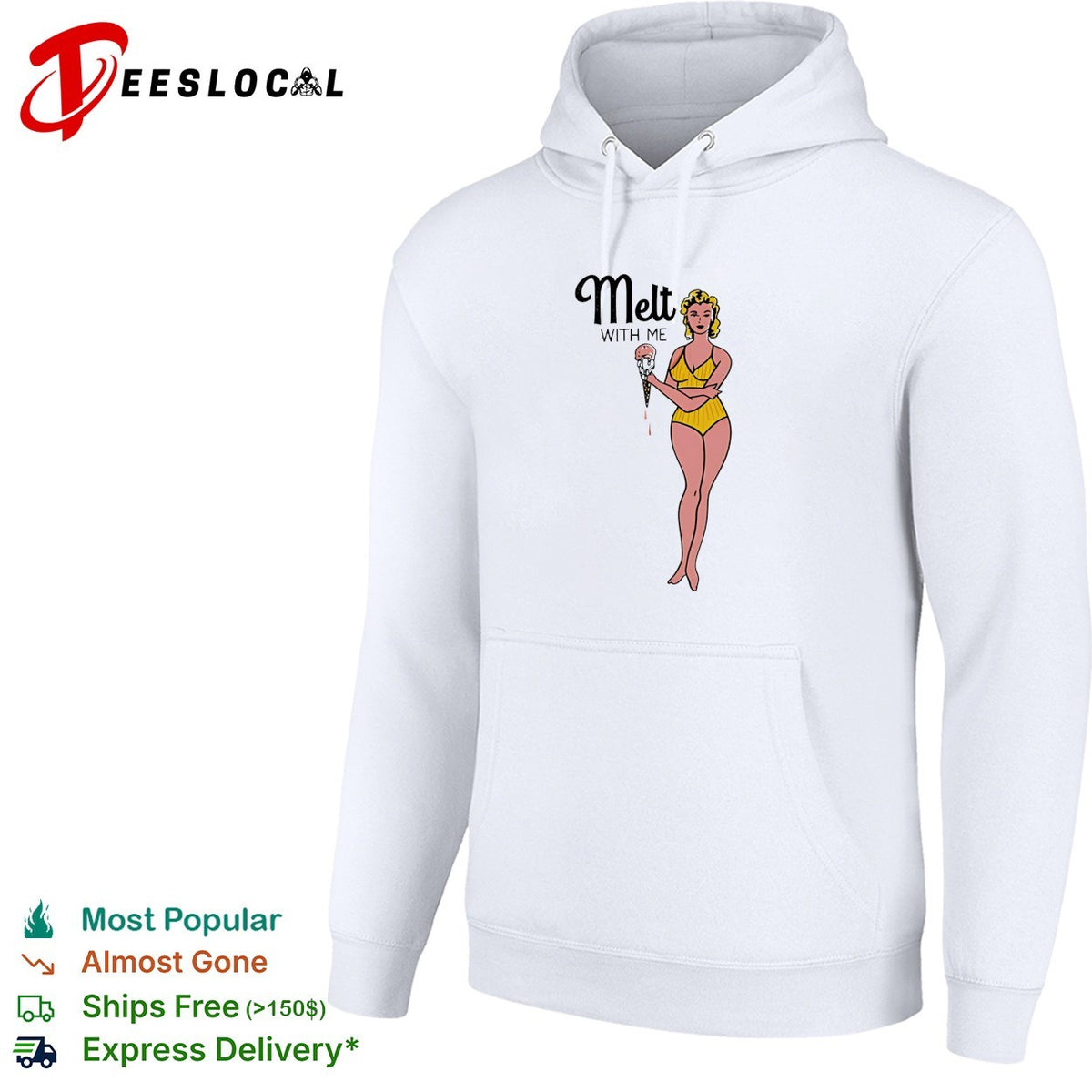 Girl summer melt with me ice cream shirt