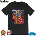 Glorify God Pray American Flag Cross Christian Religious T Shirt