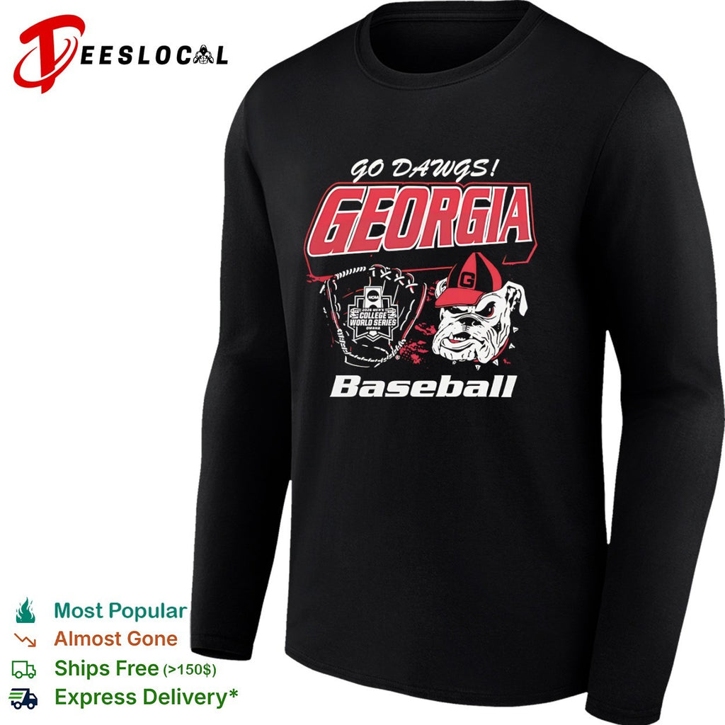 Go Dawgs Georgia 2026 Men’s College World Series Omaha Baseball team shirt