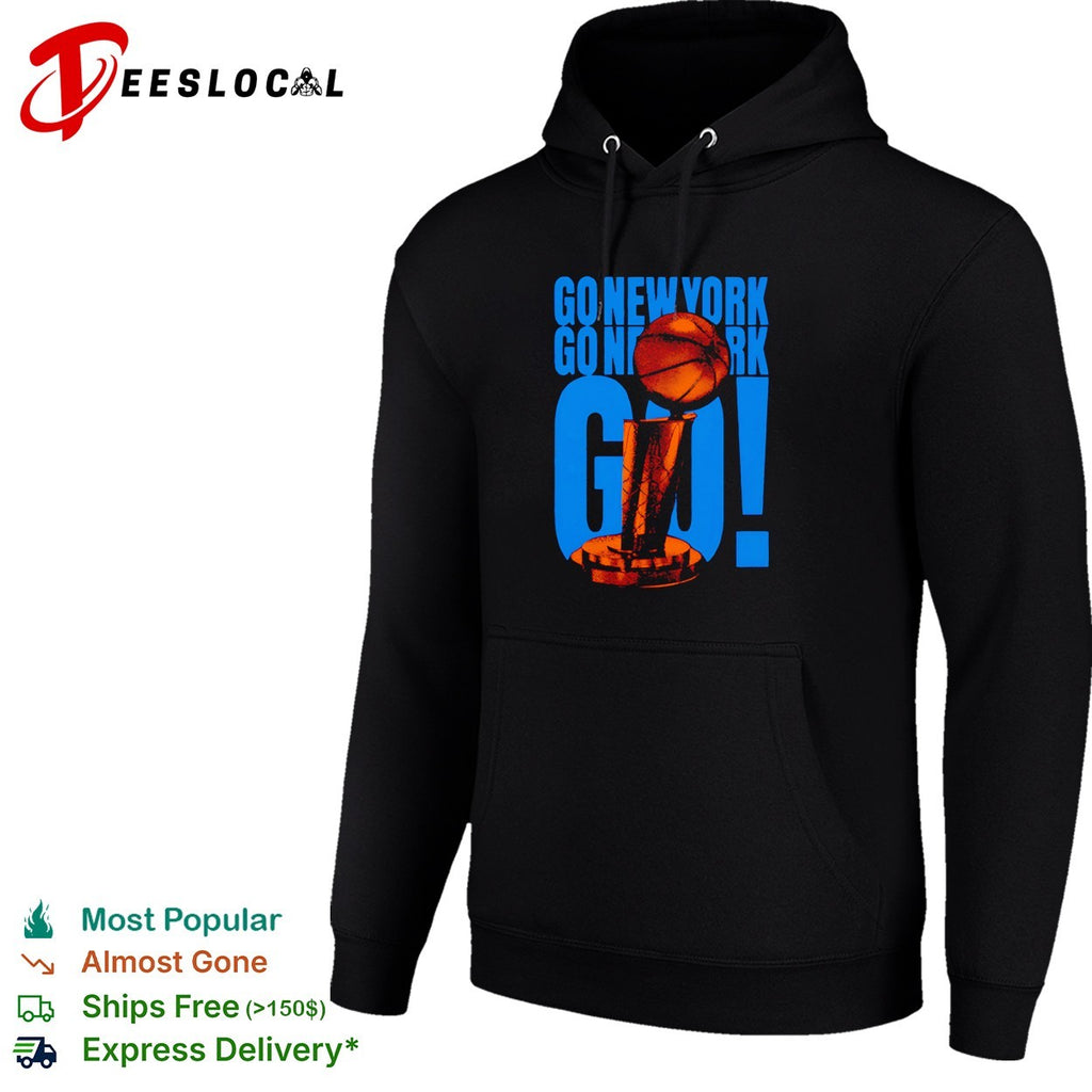 Go New York go trophy basketball bold poster shirt