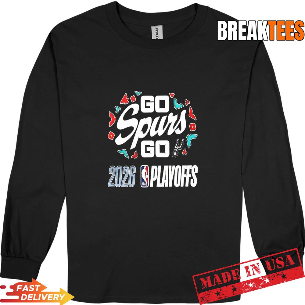 Go Spurs Go 2026 NBA Playoffs San Antonio Spurs basketball T-Shirt