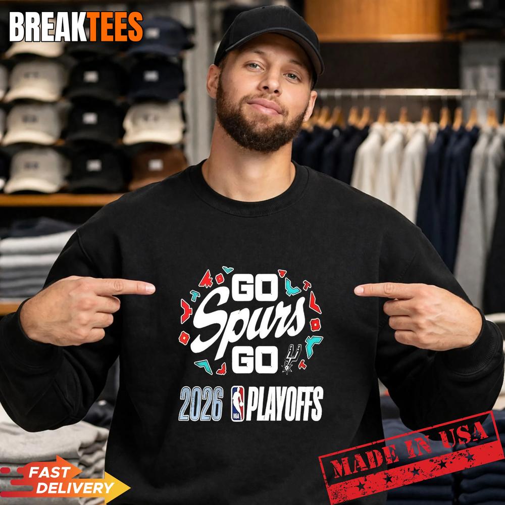 Go Spurs Go 2026 NBA Playoffs San Antonio Spurs basketball T-Shirt