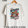 Go Spurs Go Team Roster Comic Style Basketball Fan T Shirt