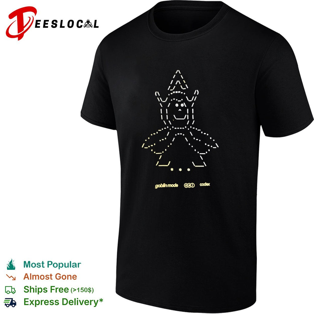 Goblin mode OAI codex ASCII art shirt