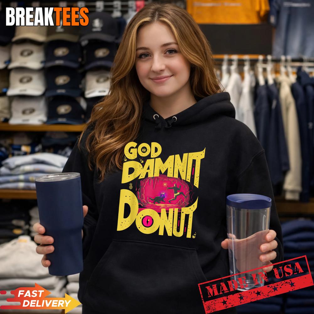 Goddammit Donut Funny Book Lover for Men Woman Shirt