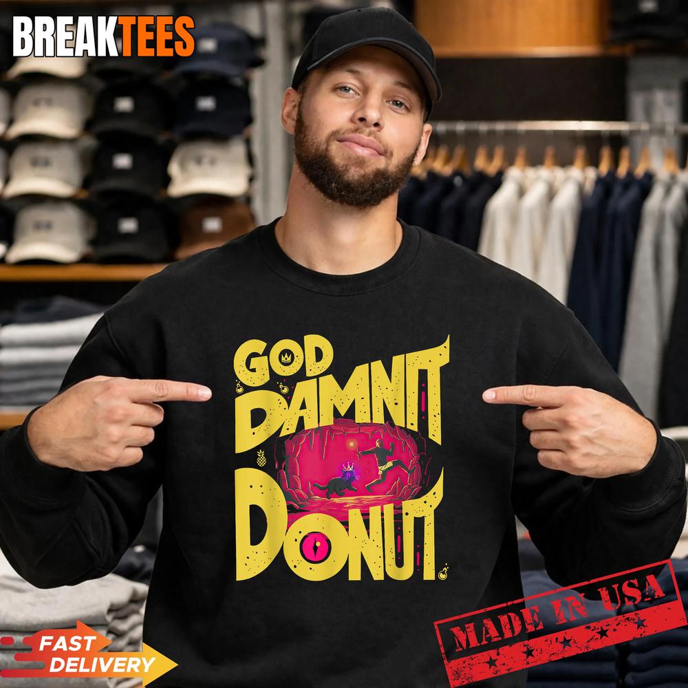 Goddammit Donut Funny Book Lover for Men Woman Shirt