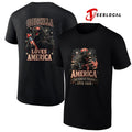 Godzilla America 250 years of freedom loves America shirt