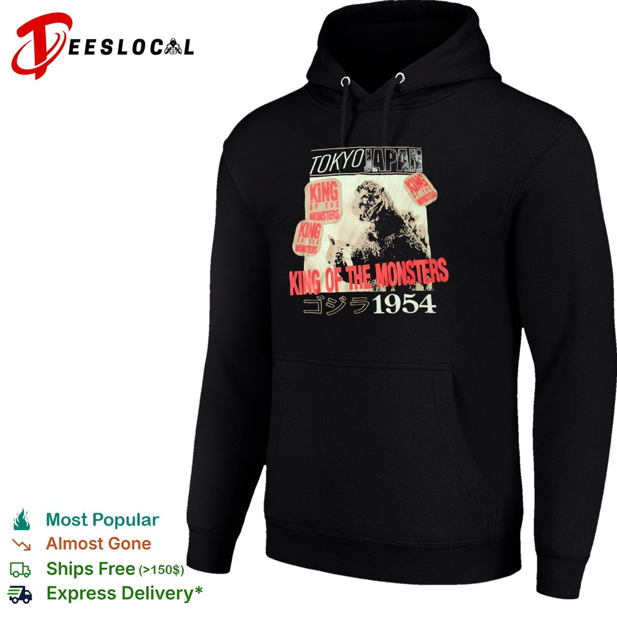 Godzilla King of the Monsters Tokyo Japan 1954 shirt